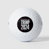 Donald Trump 2024 nimmt die Wahlen in Amerika zurü Golfball (Vorderseite)