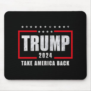 Donald Trump 2024 nimmt die Wahlen in Amerika zurü Mousepad