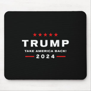 Donald Trump 2024 nimmt die Wahlen in Amerika zurü Mousepad