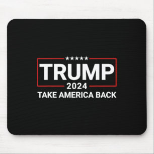 Donald Trump 2024 nimmt die Wahlen in Amerika zurü Mousepad