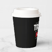 Donald Trump 2024 nimmt die Wahlen in Amerika zurü Pappbecher (Rechts)