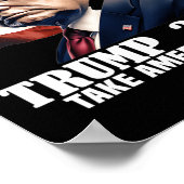 Donald Trump 2024 nimmt die Wahlen in Amerika zurü Poster (Ecke)