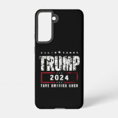 Donald Trump 2024 nimmt die Wahlen in Amerika zurü Samsung Galaxy Hülle (Rückseite)