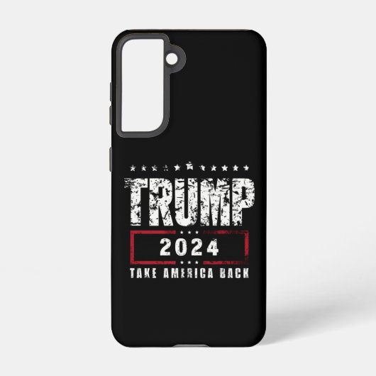 Donald Trump 2024 nimmt die Wahlen in Amerika zurü Samsung Galaxy Hülle (Rückseite)
