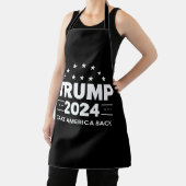 Donald Trump 2024 nimmt die Wahlen in Amerika zurü Schürze (InSitu)