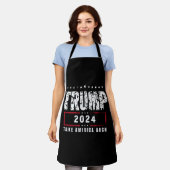 Donald Trump 2024 nimmt die Wahlen in Amerika zurü Schürze (Getragen)