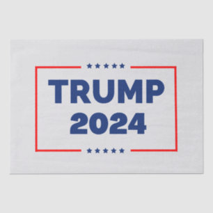 Donald Trump 2024 nimmt die Wahlen in Amerika zurü Seidenpapier