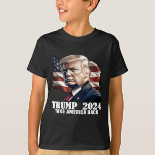 Donald Trump 2024 nimmt die Wahlen in Amerika zurü T-Shirt