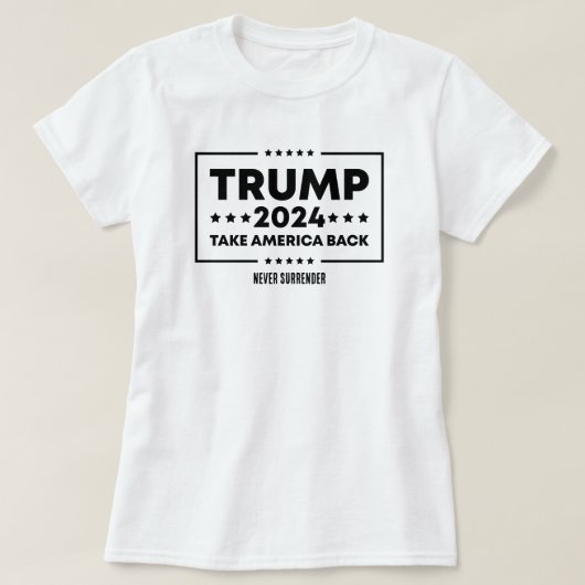 Donald Trump 2024 nimmt die Wahlen in Amerika zurü T-Shirt (Design vorne)