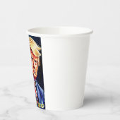 DONALD TRUMP 2024 PAPIER CUPS PAPPBECHER (Links)