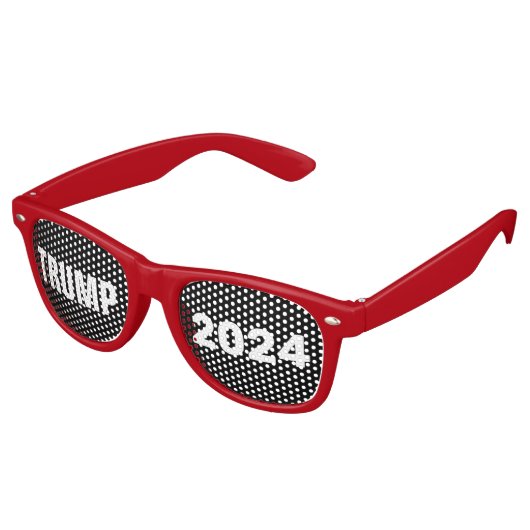 DONALD TRUMP 2024 Party SUNGLASSES Partybrille (Schrägansicht)