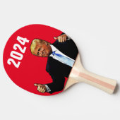 DONALD TRUMP 2024 PING PONG PADDLE TISCHTENNIS SCHLÄGER (Seitenansicht)