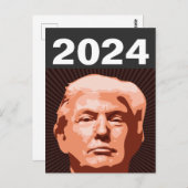 DONALD TRUMP 2024 POSTCARDS POSTKARTE (Vorne/Hinten)