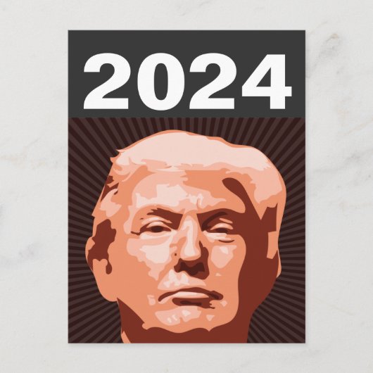 DONALD TRUMP 2024 POSTCARDS POSTKARTE (Vorderseite)