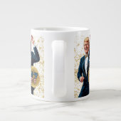 Donald Trump 2024 Präsident 47 Gewinner Jumbo-Tasse (Rückseite)