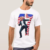 Donald Trump 2024 Präsident 47 Gewinner T-Shirt (Vorderseite)