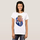 Donald Trump 2024 Präsident 47 Gewinner T-Shirt (Vorne ganz)