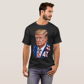 Donald Trump 2024 Präsident 47 Gewinner T-Shirt (Vorne ganz)