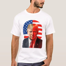 Donald Trump 2024 Präsident Legend American Flag T-Shirt