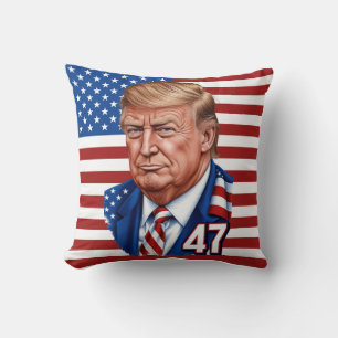 Donald Trump 2024 Presidential 47 Winner - USA Kissen