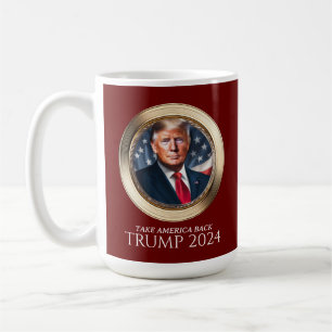Donald Trump 2024 Republikanischer Roter Sammler Kaffeetasse