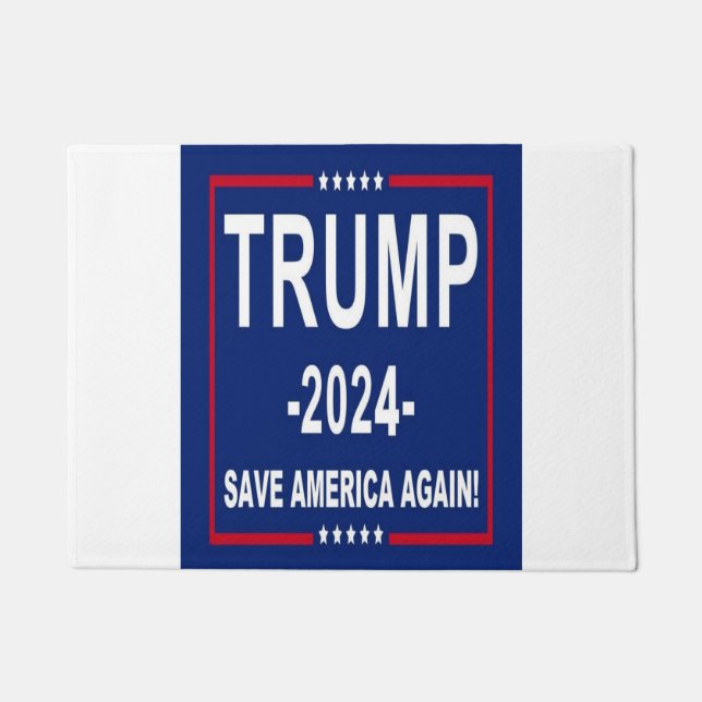 Donald Trump 2024 Save America Again Fußmatte (Vorderseite)