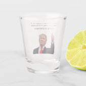 Donald Trump 2024 Schnapsglas (Rückseite)