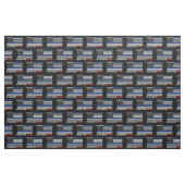 Donald Trump 2024 steht mit Polizeibeamten Stoff (Fat Quarter (45,7 x 55,9 cm))