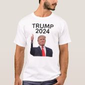 Donald Trump 2024 T-Shirt (Vorderseite)