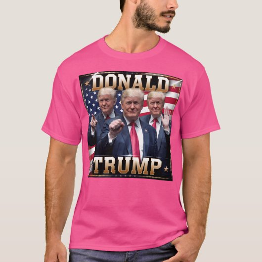 Donald Trump 2024 T-Shirt (Vorderseite)
