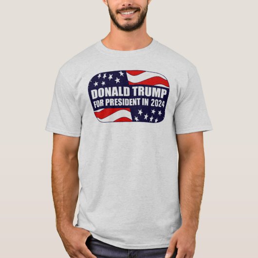 Donald Trump 2024 T-Shirt (Vorderseite)