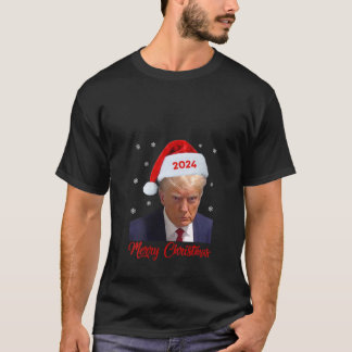 Donald Trump 2024 Tasse Shot Trump Weihnachtsmannm T-Shirt