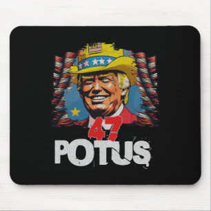 Donald Trump 2024 Trump Für den 47. Präsidenten de Mousepad