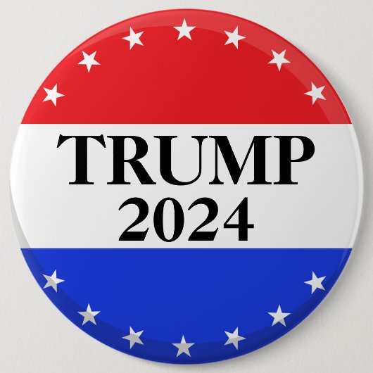 Donald Trump 2024 - Trump für Präsident Button (Vorderseite)