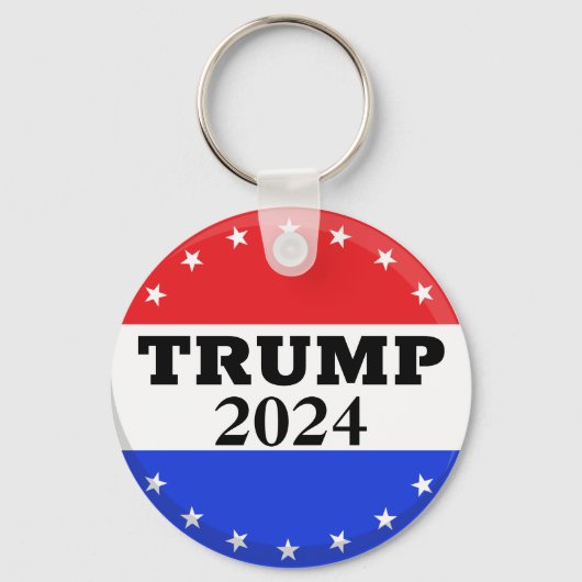 Donald Trump 2024 - Trump für Präsident Schlüsselanhänger (Vorderseite)