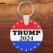 Donald Trump 2024 - Trump für Präsident Schlüsselanhänger (Rückseite)