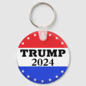 Donald Trump 2024 - Trump für Präsident Schlüsselanhänger (Rückseite)