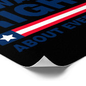 Donald Trump 2024: Trump hatte je Recht Poster (Ecke)