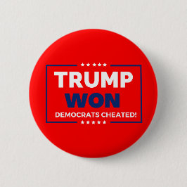 Donald Trump 2024 Trump Won Button