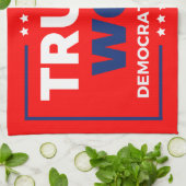 Donald Trump 2024 Trump Won Geschirrtuch (Gefaltet)