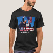 Donald Trump 2024 überlebte den Schuss bei der Kun T-Shirt (Vorderseite)