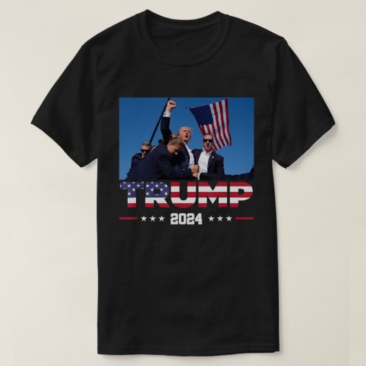 Donald Trump 2024 überlebte den Schuss bei der Kun T-Shirt (Design vorne)