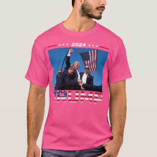 Donald Trump 2024 überlebte den Schuss bei der Kun T-Shirt