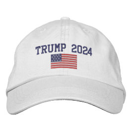 Donald Trump 2024 - US-Präsident Flag Bestickte Baseballkappe