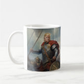Donald Trump 2024 Viking Warrior Hero Funny AI Kaffeetasse (Links)