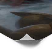 Donald Trump 2024 Viking Warrior Hero Funny AI Poster (Ecke)