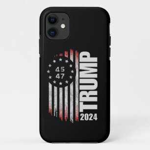 Donald Trump 2024 Wahl Abstimmung 45 47 Amerikaner Case-Mate iPhone Hülle