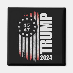 Donald Trump 2024 Wahl Abstimmung 45 47 Amerikaner Magnet