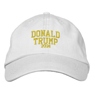 DONALD TRUMP 2024-Wahlobergrenze Bestickte Baseballkappe
