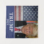 Donald Trump 2024 Wandteppich (Vorderseite (Horizontal))
